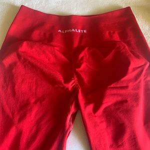 Alphalete Amplify Leggings Formula Red